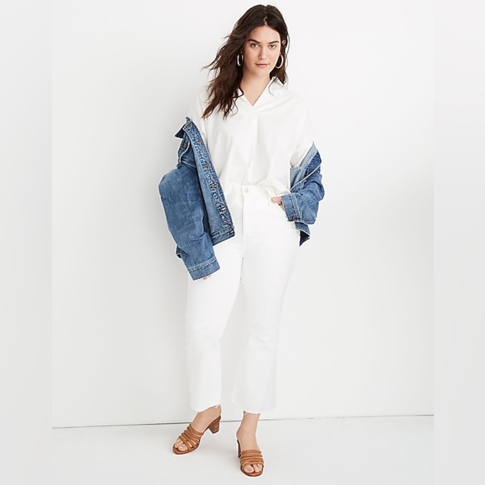 Madewell Cali Demi Boot white